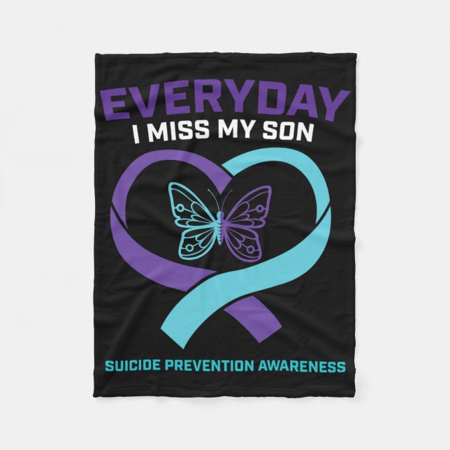 Couverture Polaire En Amour Mémoire Fils Prévention Suicide Sensibili (Devant)