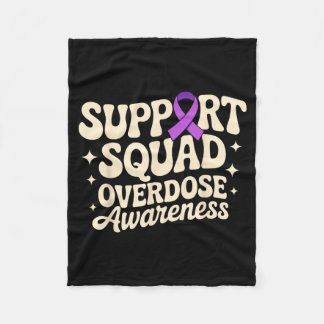Couverture Polaire En août, portez du violet Overdose Awareness Purpl