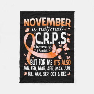 Couverture Polaire En Novembre Nous Portons Orange Ribbon Crps Sensib
