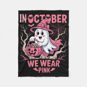 Couverture Polaire En Octobre Nous Portons Chemise Rose Certifié Canc