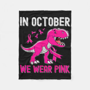 Couverture Polaire En Octobre Nous Portons Le Cancer Du Sein Rose Tre