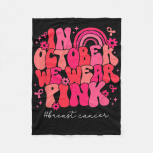 Couverture Polaire En Octobre Nous Portons Le Cancer Super Du Sein Ro
