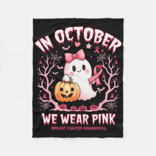 Couverture Polaire En Octobre, Nous Portons Pink Breast Cancer Sensib