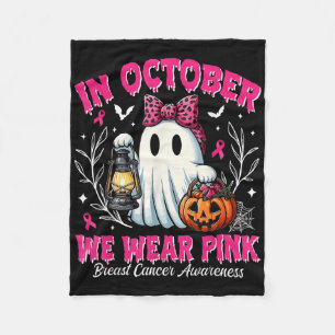 Couverture Polaire En Octobre, Nous Portons Pink Breast Cancer Sensib