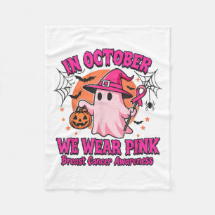 Couverture Polaire En Octobre, Nous Portons Pink Breast Cancer Sensib