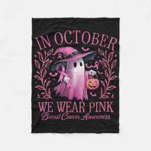 Couverture Polaire En Octobre, Nous Portons Pink Breast Cancer Sensib