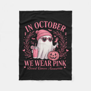 Couverture Polaire En Octobre, Nous Portons Pink Breast Cancer Sensib