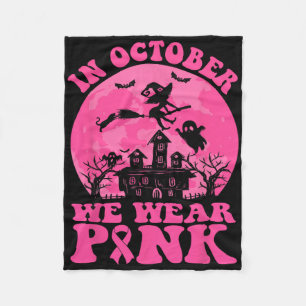 Couverture Polaire En Octobre, Nous Portons Pink Breast Cancer Sensib