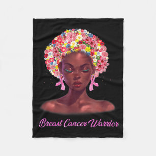 Couverture Polaire En Octobre Nous Portons Rose Black Femme Cancer Du