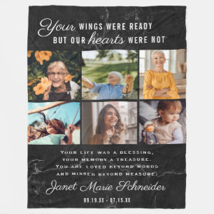 Couverture Polaire En souvenir affectueux 6 citations de collage ph