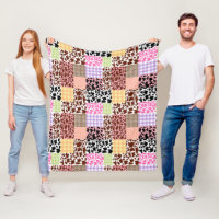 En vichy moderne Patchwork Quilt