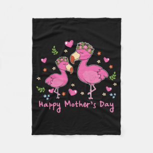 Couverture Polaire Enfant Bonne Fête des mères Flamant rose Oiseau Gr