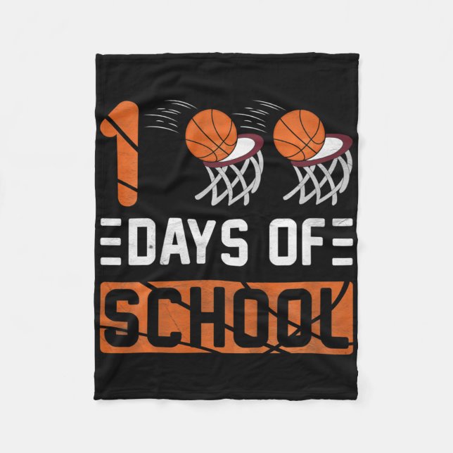 Couverture Polaire Enfants 100 Jours D'École Enfants Filles Enfants E (Devant)