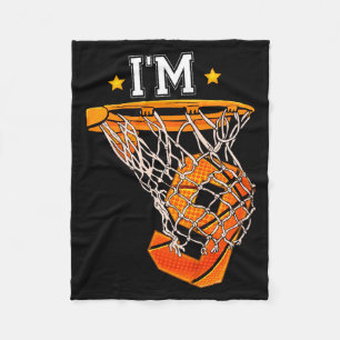 Couverture Polaire Enfants 9e anniversaire basketball 9 garçon fille