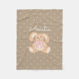 Couverture Polaire Enfants adorables doux Girly mignons de lapin de