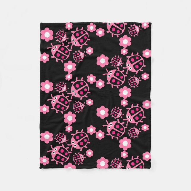 Couverture Polaire Enfants Coccinellidae ladybug (Devant)