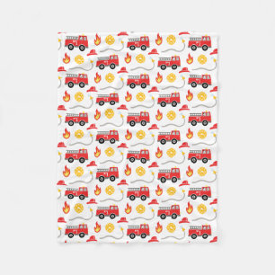 Couverture Polaire Enfants de camion-feu