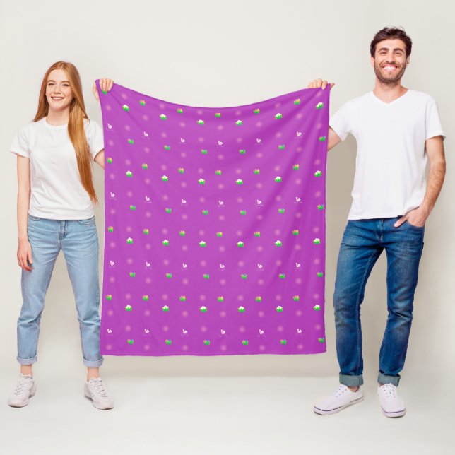 Couverture Polaire Enfants Pâques polaire Blanche (En situation)