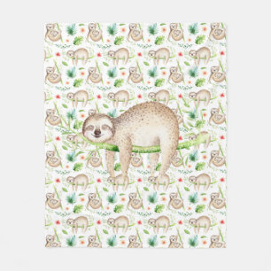 Couverture Polaire Enfants Sleepy Time Sloth