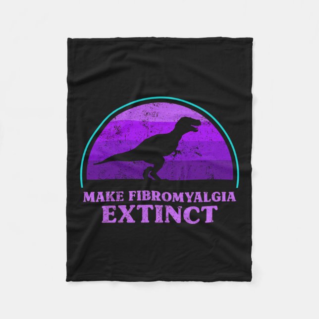 Couverture Polaire Enfants T Rex Dino Faire Fibromyalgie Distincts (Devant)