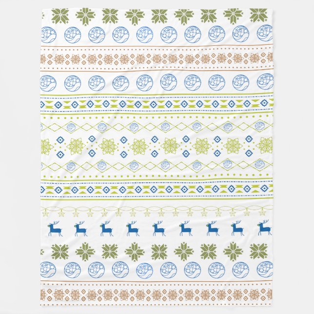 Couverture Polaire Engineers Without Borders USA Cozy Holiday Blanket (Devant)