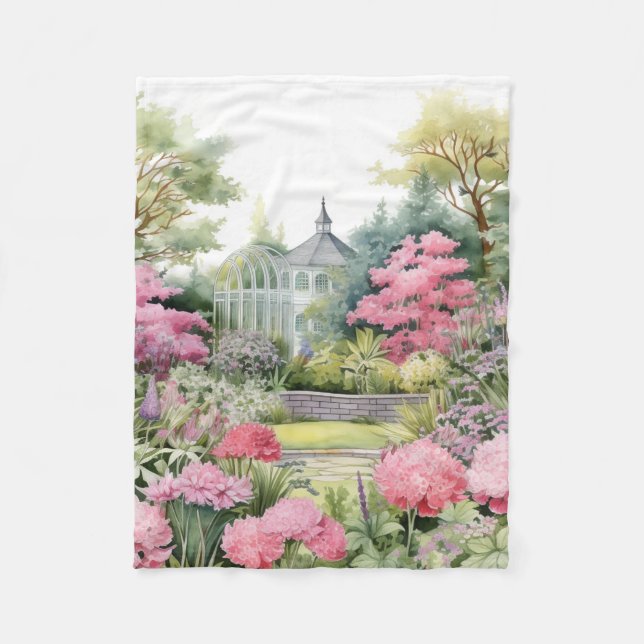 Couverture Polaire English Garden Landscape (Devant)