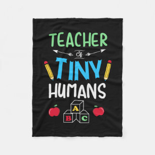 Couverture Polaire Enseignant Cadeau enseignant minuscules humains