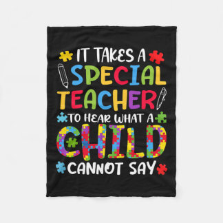 Couverture Polaire Enseignant Spécial Pour Entendre La Sensibilisatio