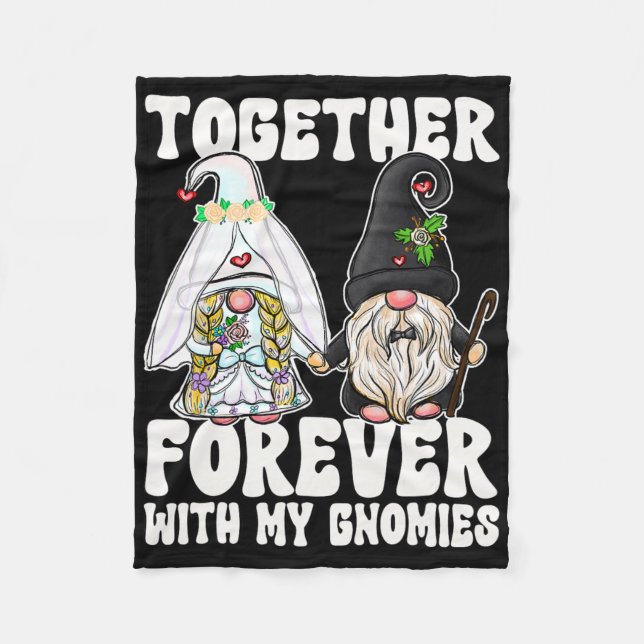 Couverture Polaire Ensemble Des Gnomes Forever Mme Bride M. Groom Pou (Devant)