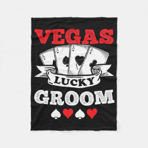 Couverture Polaire Enterrement de vie de garçon à Vegas Marié à Vegas