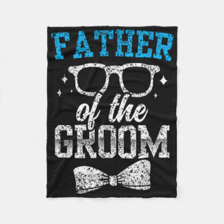 Couverture Polaire Enterrement de vie de garçon mariage père du marié