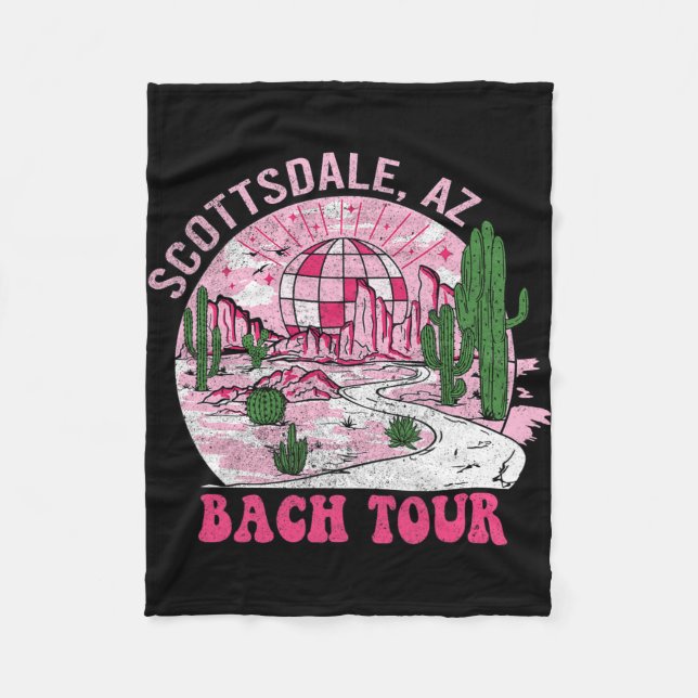 Couverture Polaire Enterrement de vie de jeune fille Desert Disco Sco (Devant)