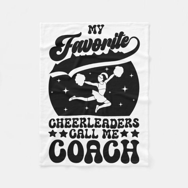Couverture Polaire Entraîneur de Cheerleading _8 (Devant)
