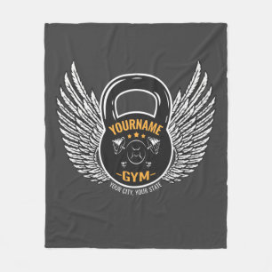 Couverture Polaire Entraîneur de fitness GYM personnalisé Kettlebell