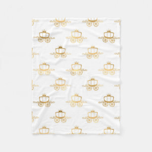 Couverture Polaire Entraîneur d'or Cinderella Princess Royal Magic