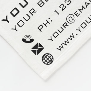 Couverture Polaire Entreprise sur mesure Fleece Blanket Entreprise