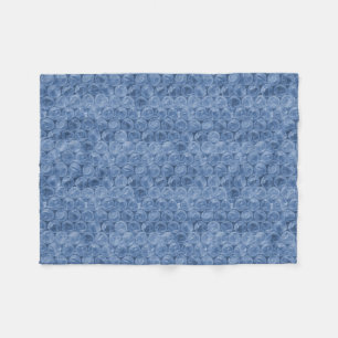 Couverture Polaire Enveloppe de bulle bleue
