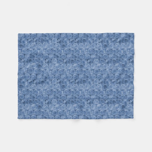 Couverture Polaire Enveloppe de bulle bleue (Devant (Horizontal))