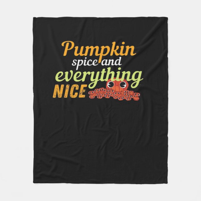 Couverture Polaire Épice citrouille & Tout Nice Halloween Basic De (Devant)