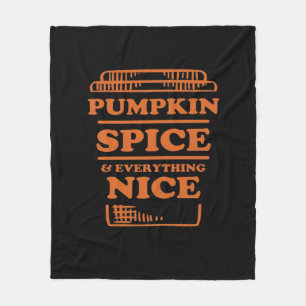 Couverture Polaire Épices citrouilles Et Tout Nice, Automne Automne A