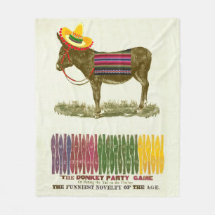 Couverture Polaire Éplucher la queue sur l'âne