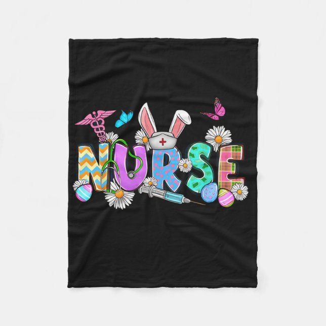 Couverture Polaire Épouse Lapin Oreilles OEuf Stethoscope mignonne Ép (Devant)