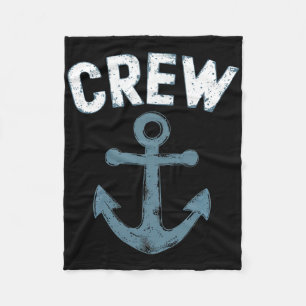 Couverture Polaire Équipage Ancre Naudique Bateau Voile Marins Océan
