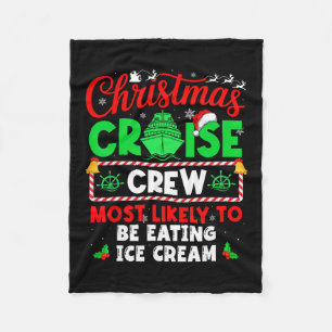 Couverture Polaire Équipage de croisière de Noël le plus susceptible