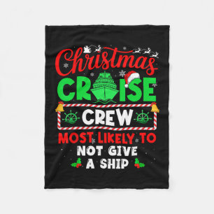 Couverture Polaire Équipage de croisière de Noël le plus susceptible