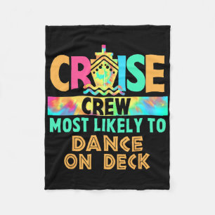 Couverture Polaire Équipage de croisière de vacances Tie Dye le plus