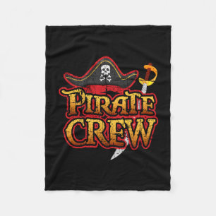 Couverture Polaire Équipage de pirate famille appariement pirates cro