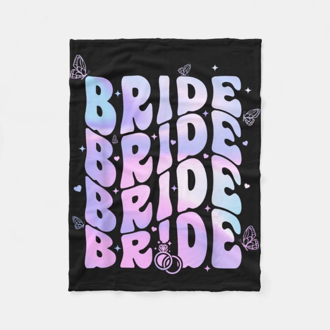 Couverture Polaire Équipage d'enterrement de vie de jeune fille rétro (Devant)