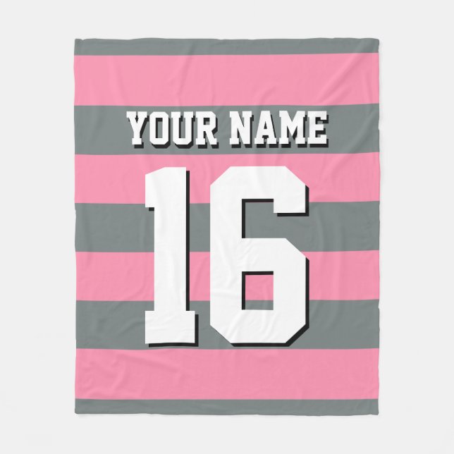 Couverture Polaire Équipe cycliste Flamingo Pink Charcoal Jersey Prep (Devant)