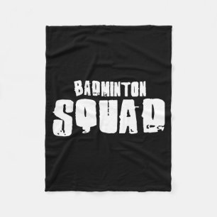 Couverture Polaire Équipe de badminton pour joueurs de badminton